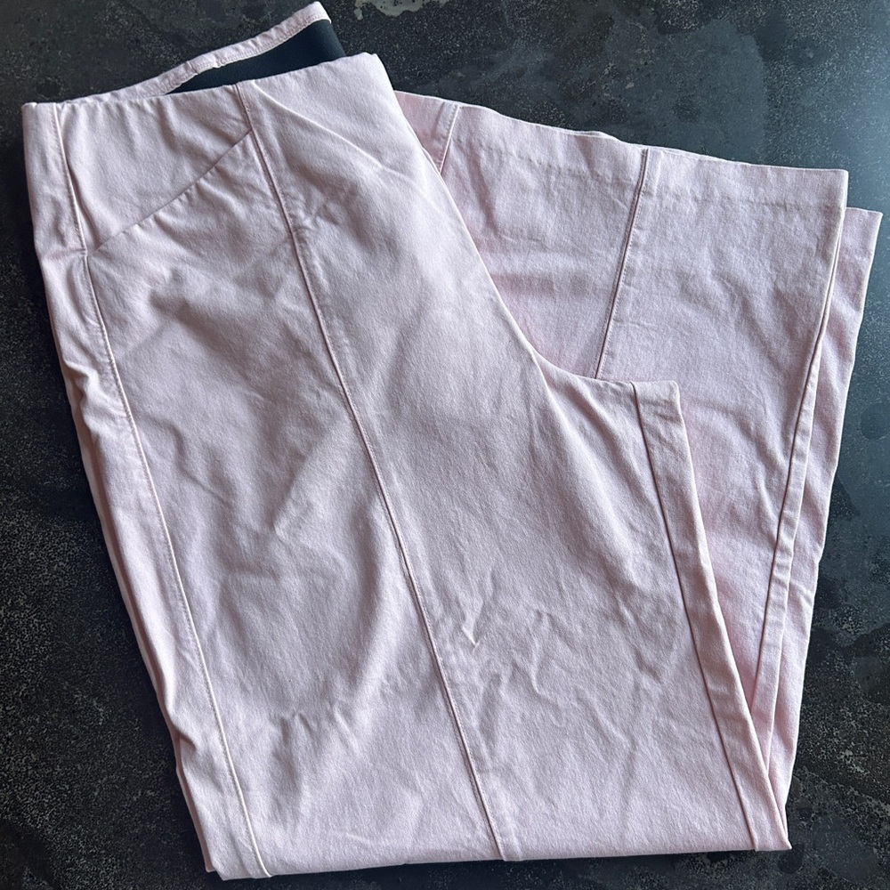 Old Navy Wide Leg/High Rise Light Pink Pull on Pants - Size XL